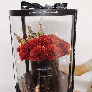 HỘP HOA HÌNH TRỤ CAO CẤP